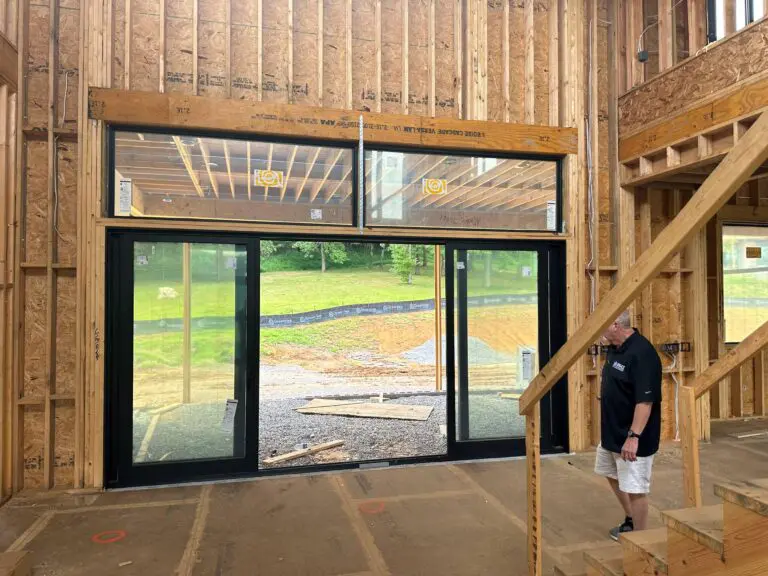 glass sliding back doors