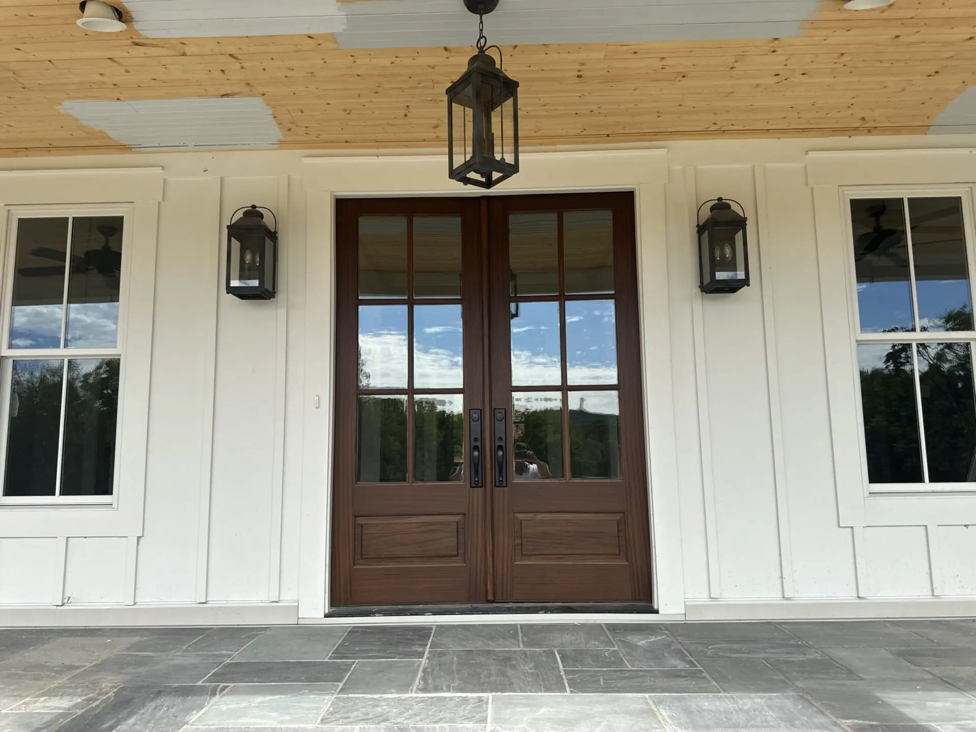 double exterior doors