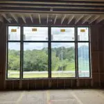 tall second story home windows