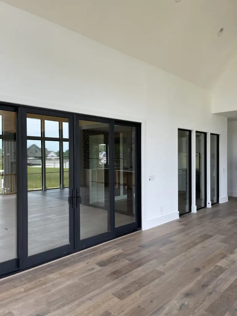 black and glass exterior doors in huntsville, al