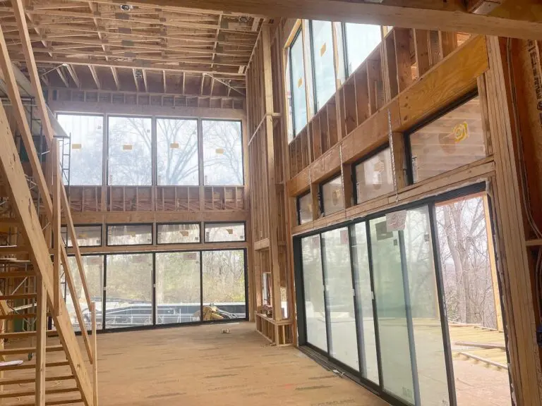 lots of new construction windows