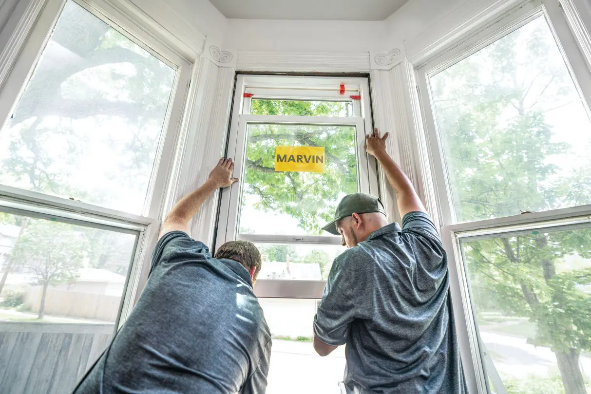 marvin window installation with henley supply
