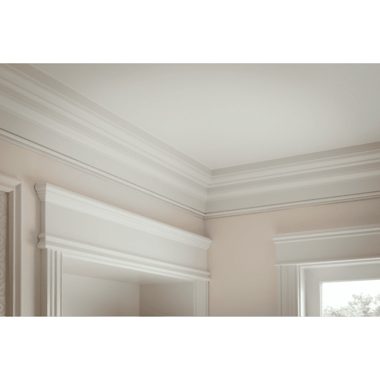 Crown Moulding and Casing Close Up